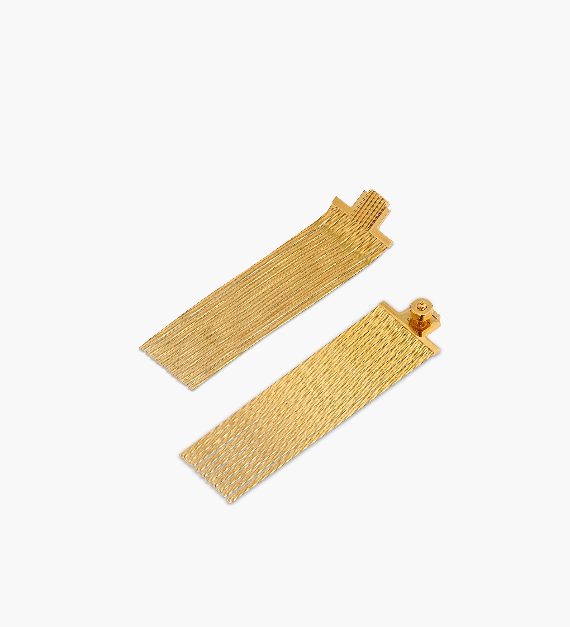 Khaite - Empire Snake Chain Earrings in Gold