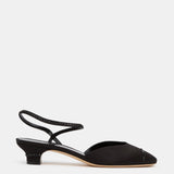 Le Monde Beryl - Erika Pump / Black Satin Crystal