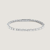 Kinn - Esme Fancy Shape Tennis Bracelet 4ctw White Gold