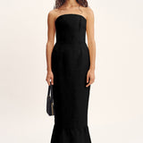 Posse - ESSIE STRAPLESS DRESS - BLACK