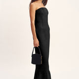 Posse - ESSIE STRAPLESS DRESS - BLACK