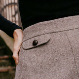 DÔEN - EUGENIA SKIRT -- CASTLE GREY