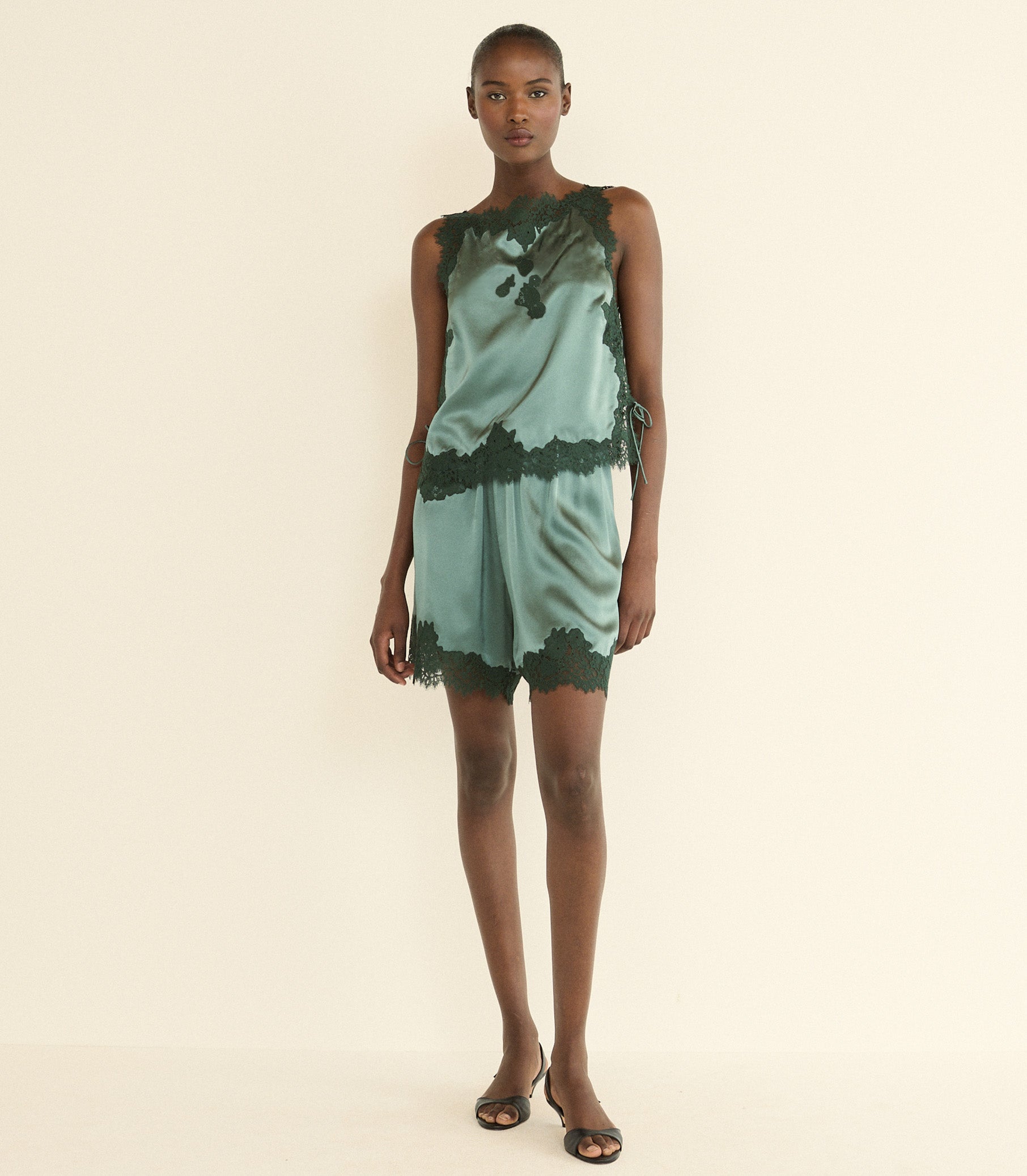 DOEN - EVANIA TOP - - DULAC GREEN