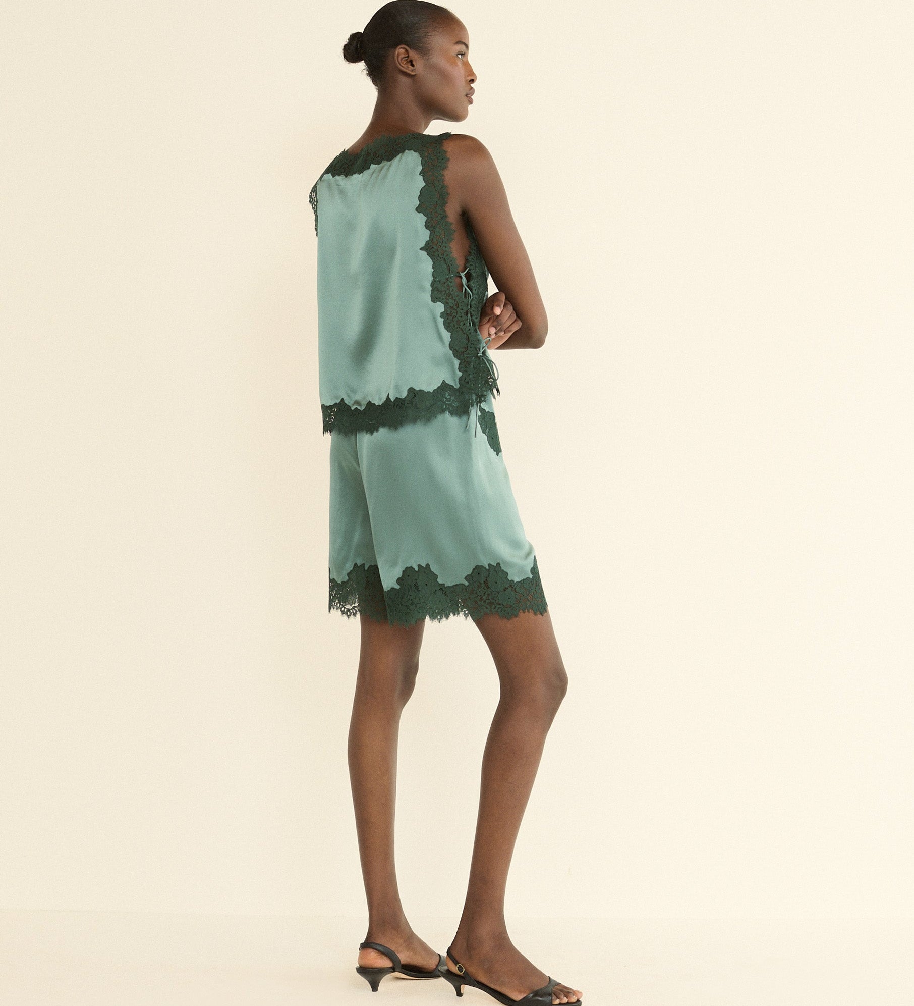 DOEN - EVANIA TOP - - DULAC GREEN