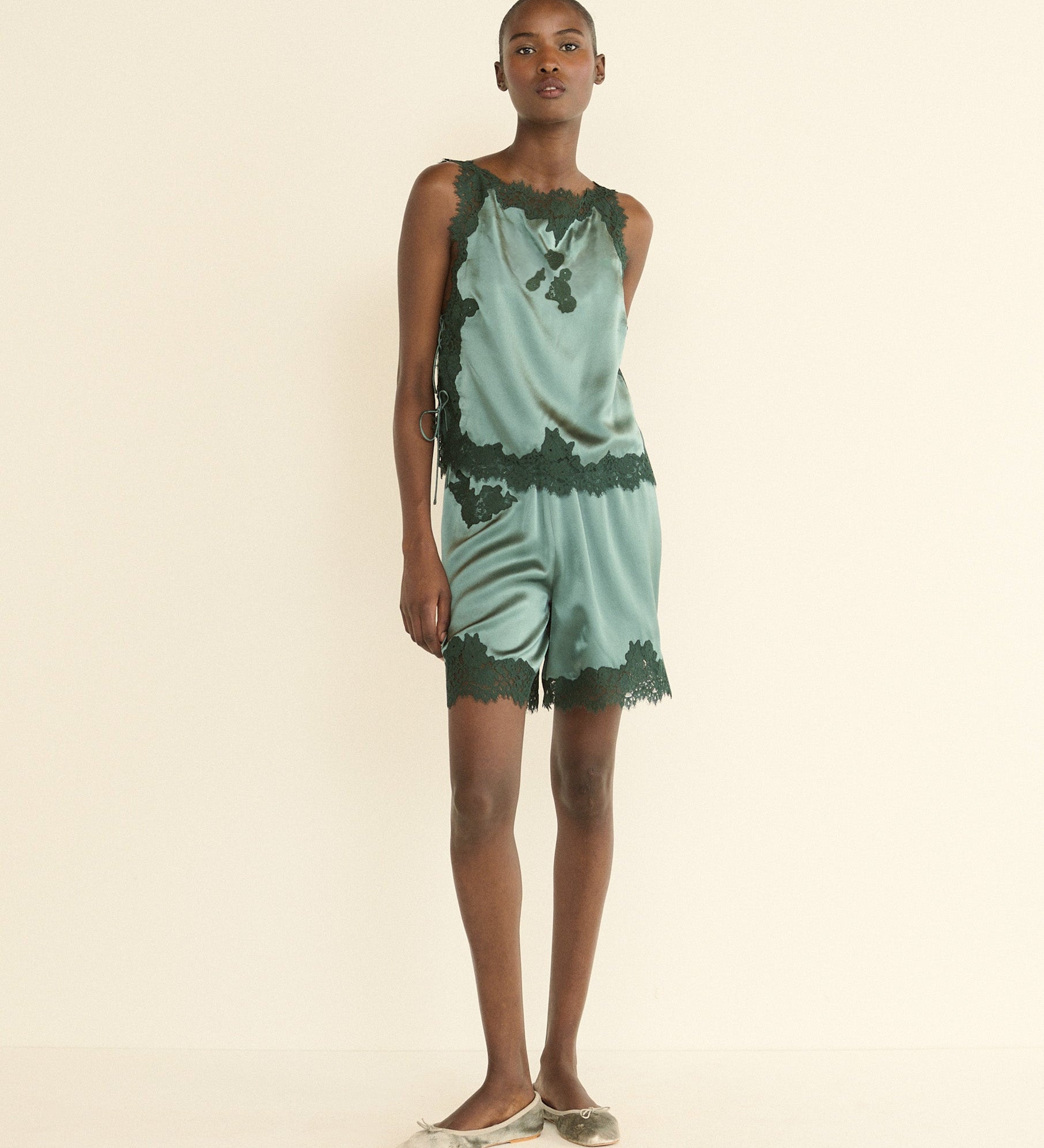 DOEN - EVANIA TOP - - DULAC GREEN