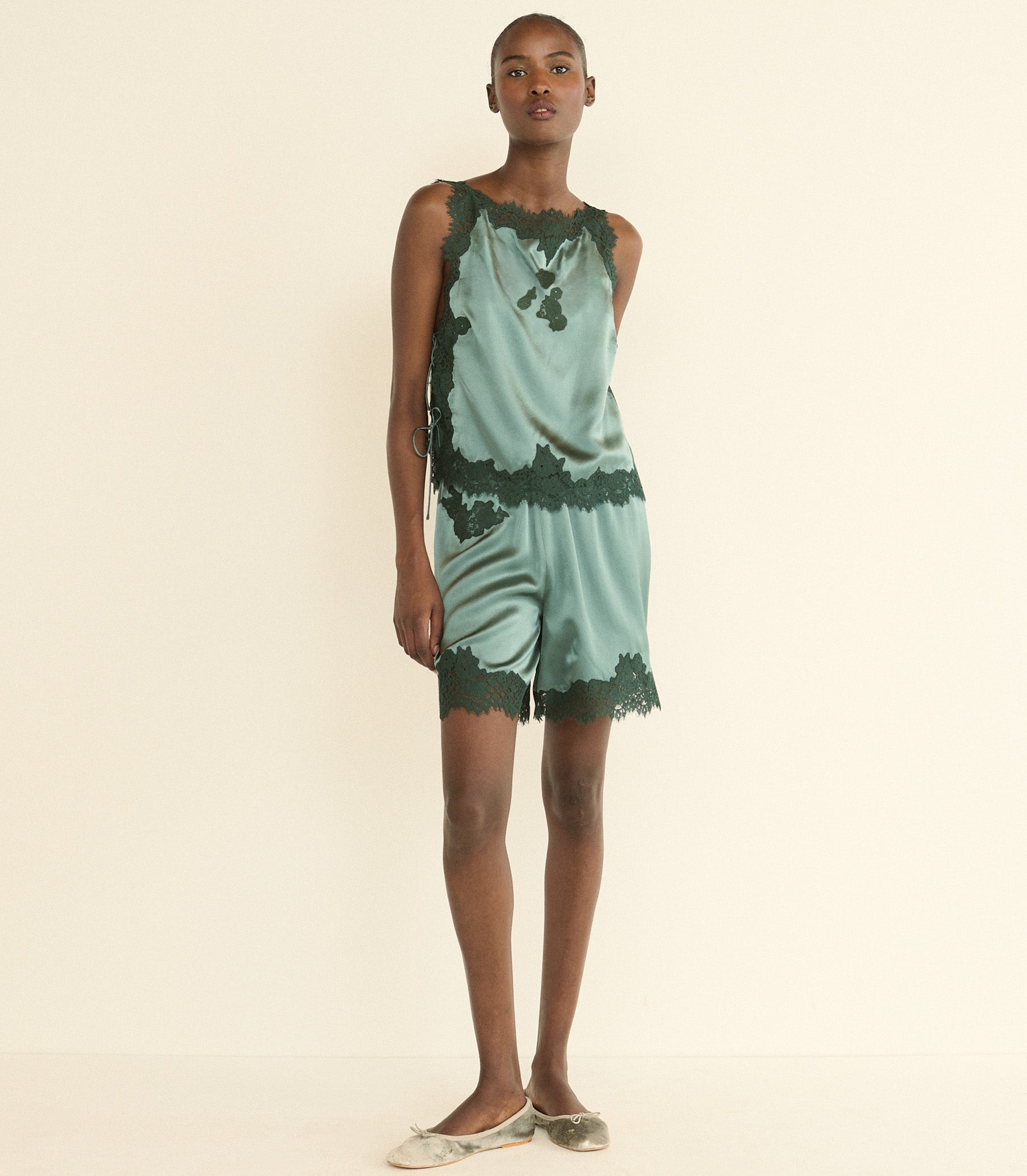 DOEN - EVANIA TOP - - DULAC GREEN