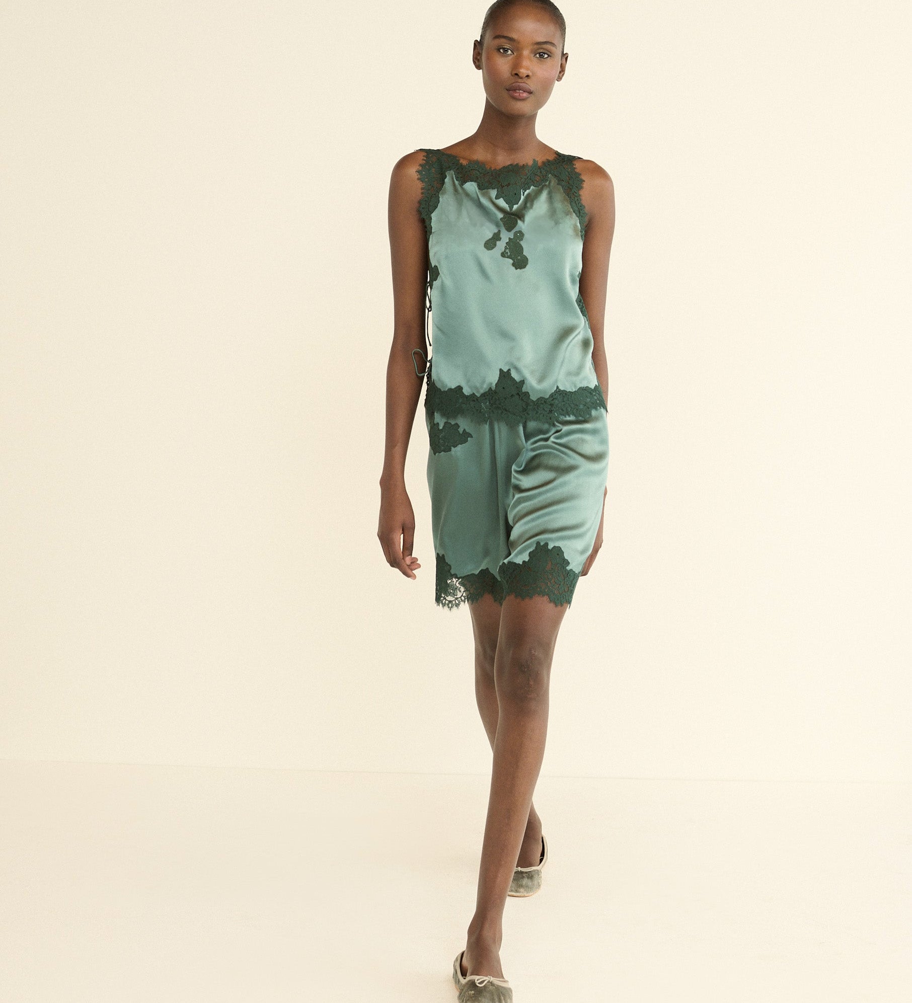 DOEN - EVANIA TOP - - DULAC GREEN