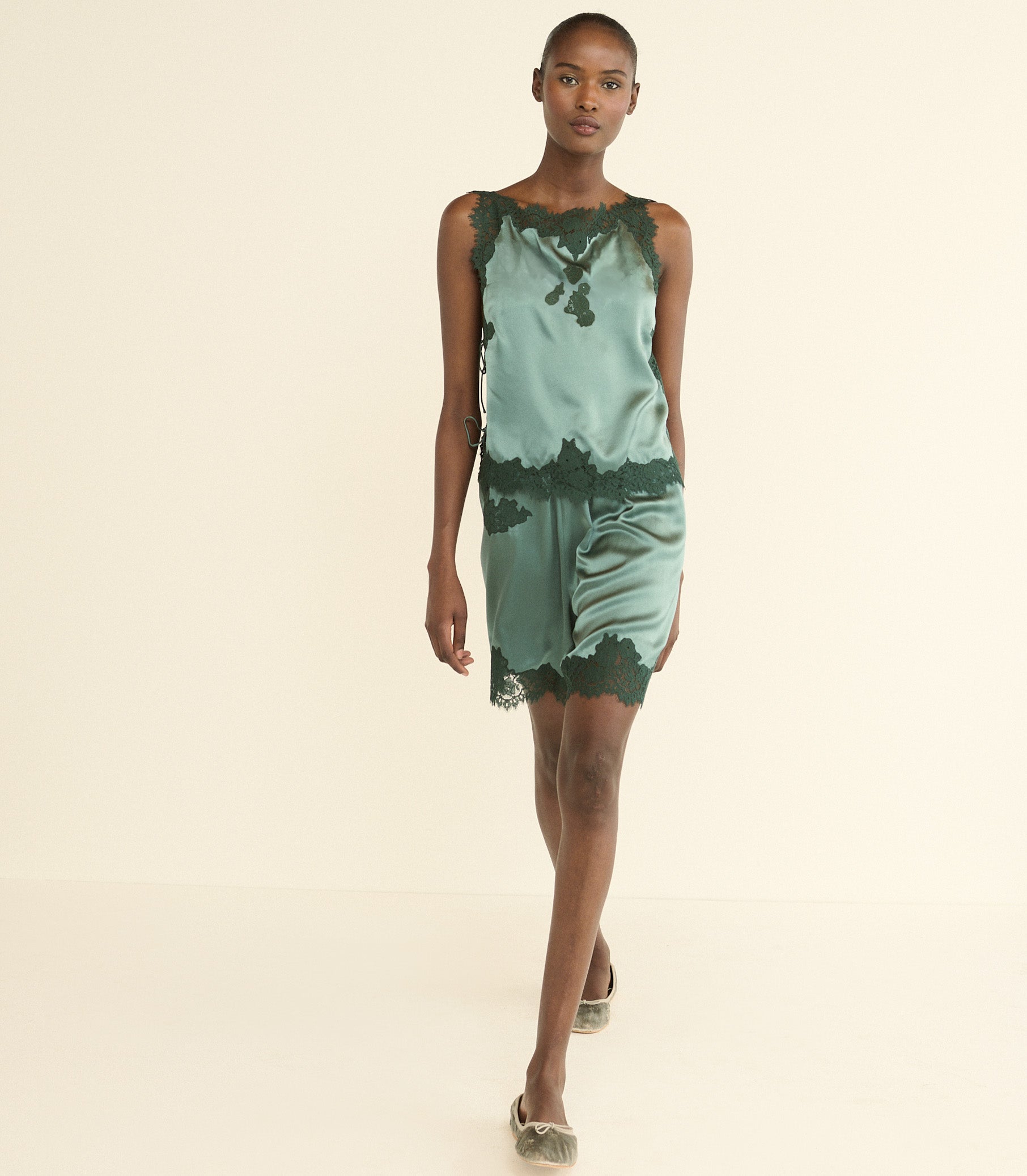 DOEN - EVANIA TOP - - DULAC GREEN