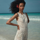 DÔEN - EVANORA DRESS -- SALT