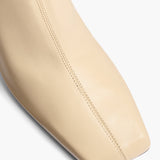 Khaite - Eva Mid Calf Boot in Sand Nappa Leather