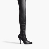 Khaite - Eva Over-the-Knee Boot in Black Nappa Leather