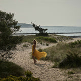 DÔEN - EVELINA DRESS -- GOLDEN ACACIA