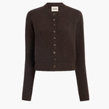 Khaite - Everheart Cardigan in Coffee