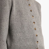 Khaite - Everheart Cardigan in Fog