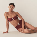 DÔEN - EVORA BIKINI BOTTOM -- DEEP SUMAC