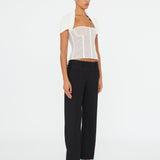 Christopher Esber - Coiled Jersey Corseted Tee