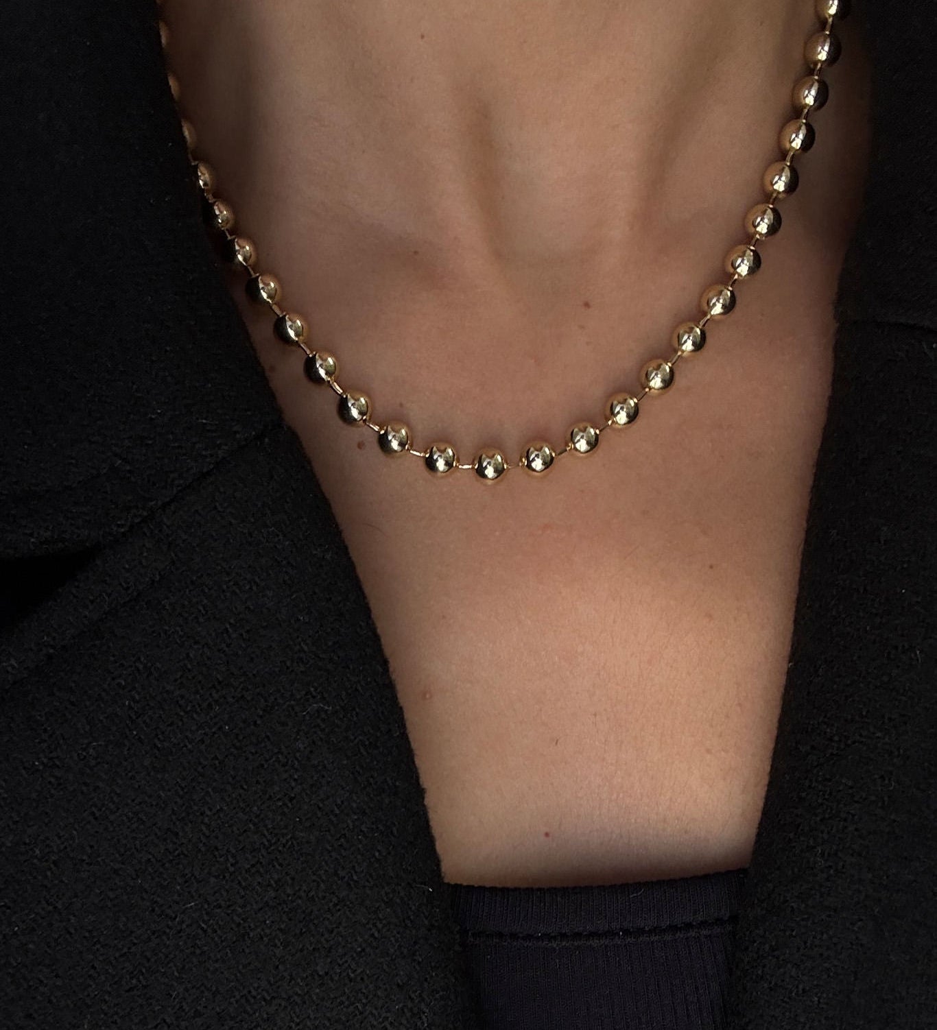 Kinn - Gia Ball Chain Necklace Bold