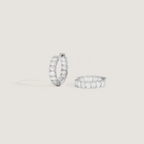 Kinn - Brynn 2.5ctw Emerald Diamond Hoops