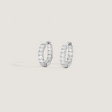 Kinn - Brynn 2.5ctw Emerald Diamond Hoops