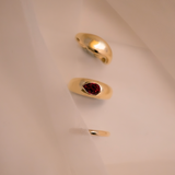 Kinn - Carmen Dome Ring Pear Ruby