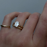 Kinn - Elizabeth Emerald Ring Lab Diamond