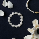Kinn - Eternity Shell Bracelet Silver