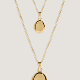 Kinn - Mommy + Bébé Maison Oval Locket Necklaces