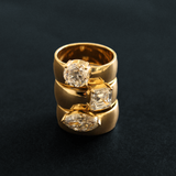 Kinn - Porter Cigar Band Ring Round Diamond