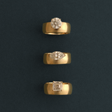 Kinn - Porter Cigar Band Ring Round Diamond