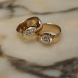 Kinn - Porter Cigar Band Ring Round Diamond