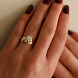 Kinn - Porter Cigar Band Ring Round Diamond
