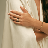 Kinn - Porter Cigar Band Ring Pear Diamond