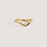 Kinn - Rosewood Curved Stacking Ring