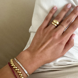 Kinn - Two In One Pavé Ring July Ruby