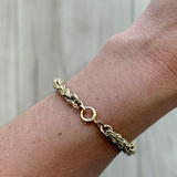 Kinn - Vintage Bold Rope Chain Bracelet