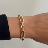 Kinn - Vintage Gold Link Bracelet