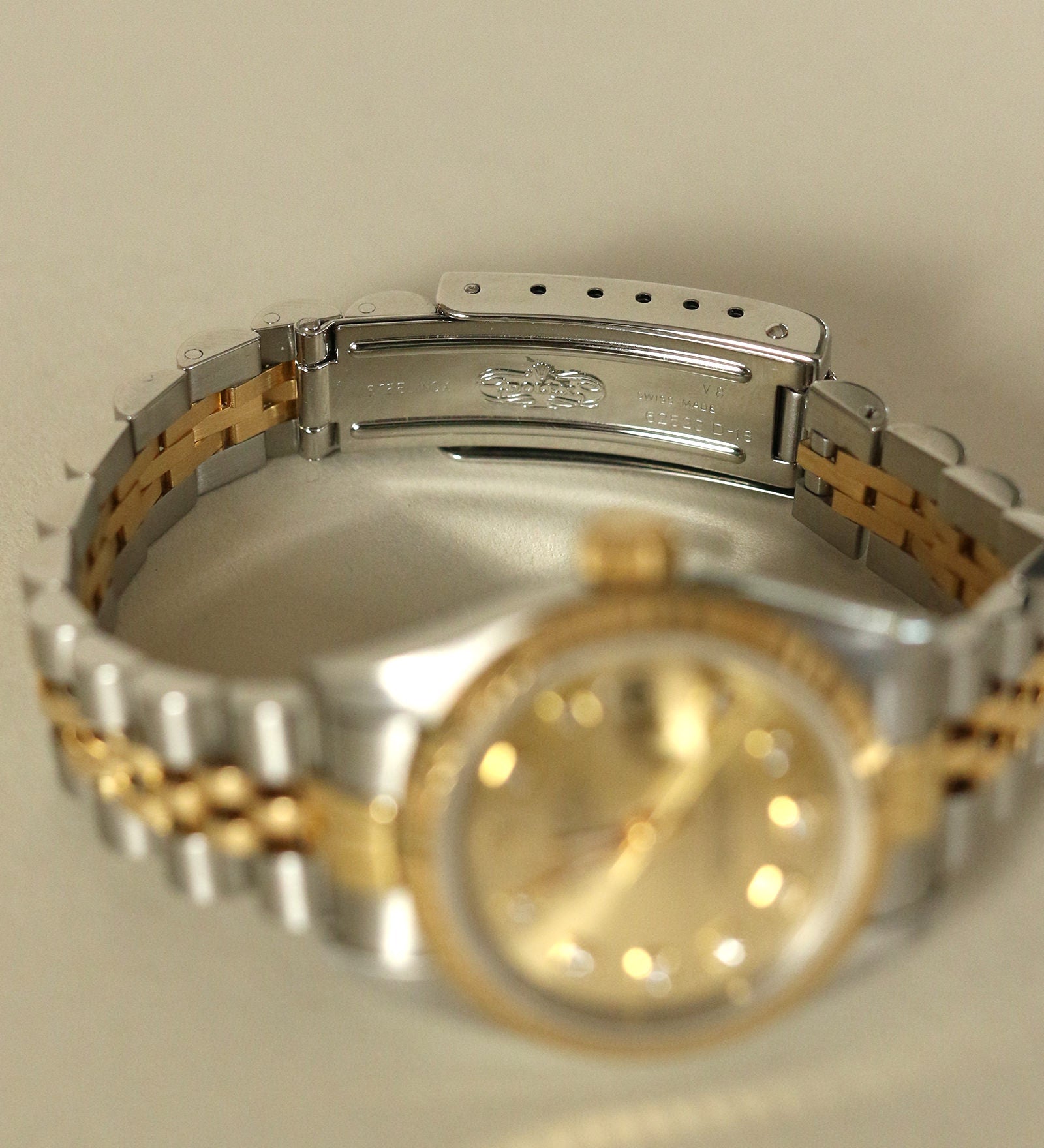 Kinn - Vintage Rolex Lady - Datejust Lume 69173 26mm 18k Champagne