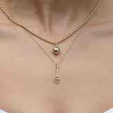 Kinn - Courtside Racquet Pendant Diamond