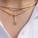 Kinn - Courtside Racquet Pendant Diamond