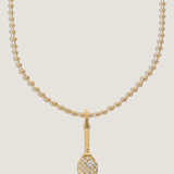 Kinn - Courtside Racquet Pendant Diamond