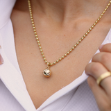 Kinn - Courtside Tennis Ball Pendant Diamond