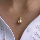 Kinn - Courtside Tennis Ball Pendant Diamond