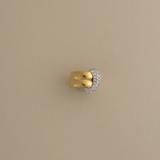 Kinn - Vintage Pavé Arch 18k Diamond Ring