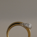 Kinn - Vintage Pavé Arch 18k Diamond Ring
