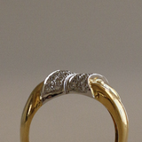 Kinn - Vintage Pavé Twist 18k Diamond Ring