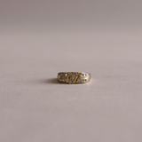 Kinn - Vintage Diagonal Channel Diamond 14k Ring