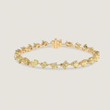 Kinn - Adeline Fancy Shape Yellow Diamond Tennis Bracelet