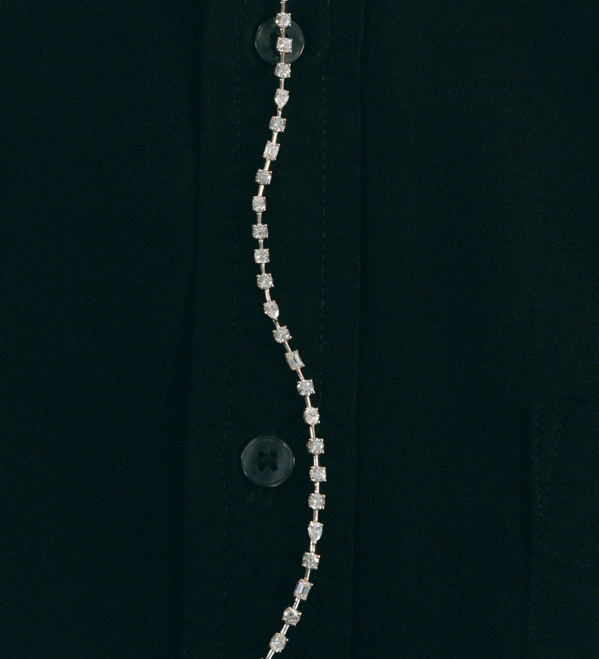 Kinn - Amara Fancy Shape Tennis Bracelet Yellow Gold