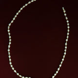 Kinn - Amara Fancy Shape Tennis Necklace Yellow Gold