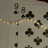 Kinn - Amara Fancy Shape Tennis Necklace Yellow Gold